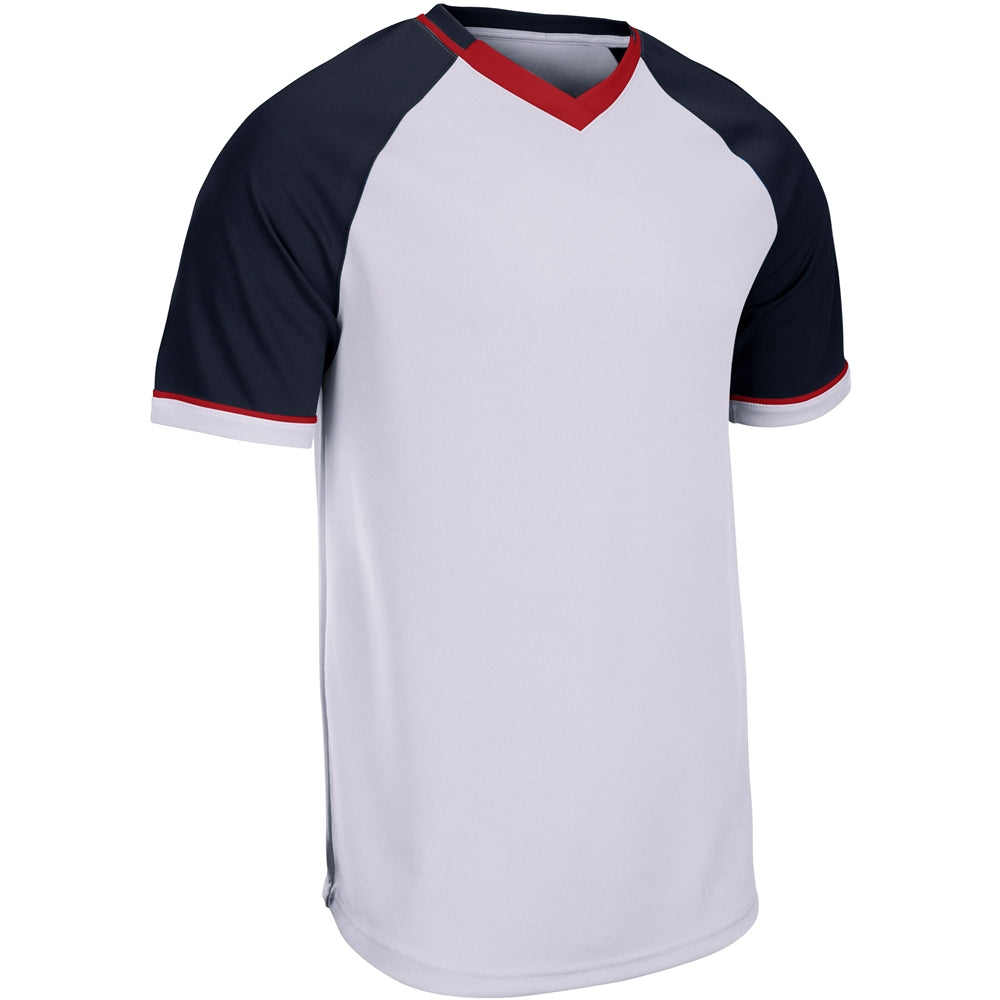 Champro Youth Square Up V-Neck Baseball Jersey-1
