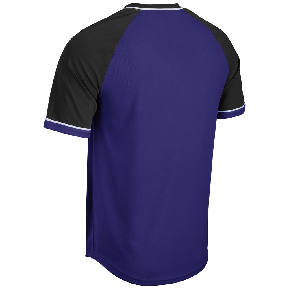 Champro Youth Square Up V-Neck Baseball Jersey-2