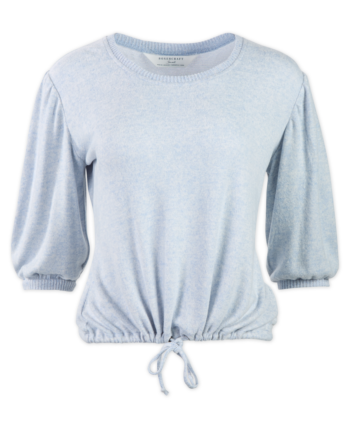 Boxercraft Women's Cuddle Puff Sleeve Top-1