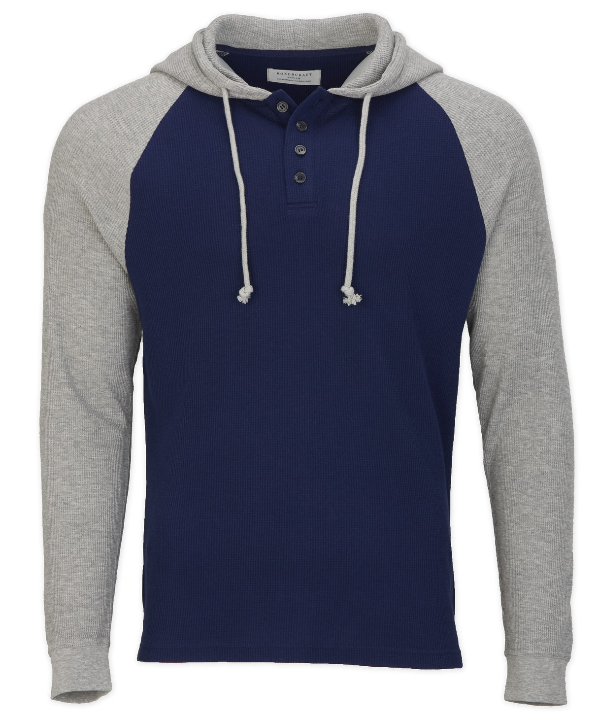 Boxercraft Men's Waffle Knit Pullover Hoodie-1