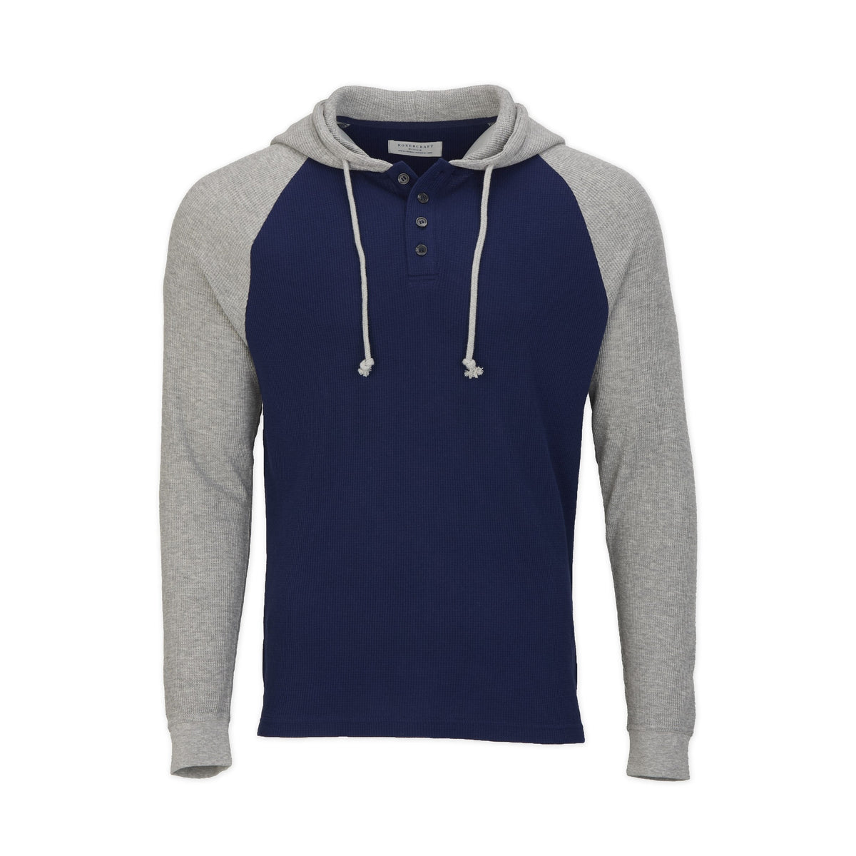 Boxercraft Men's Waffle Knit Pullover Hoodie-1