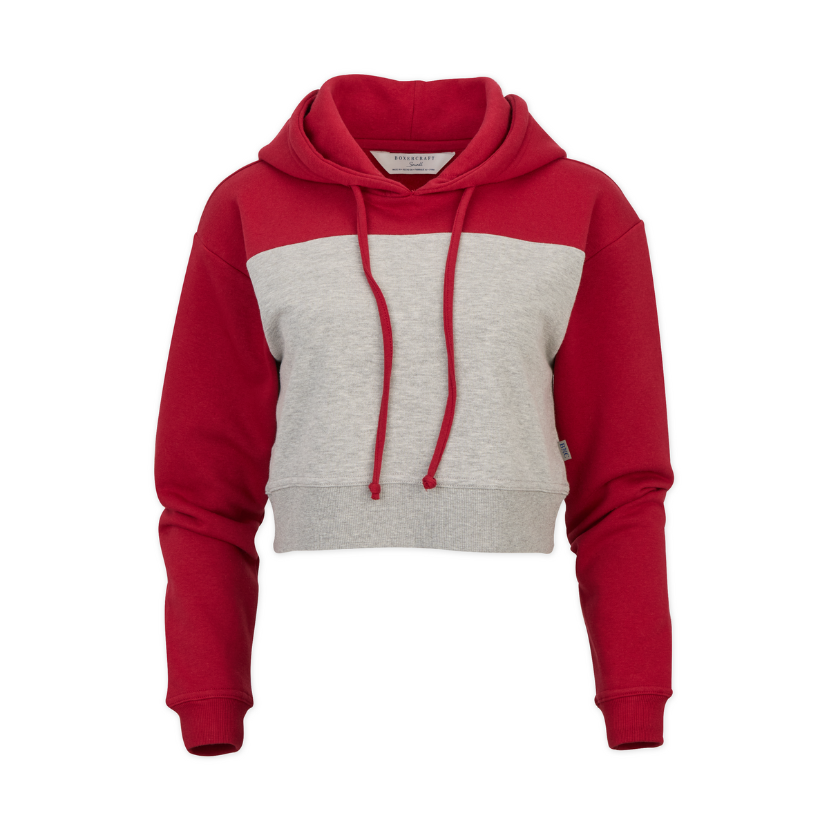 Boxercraft Women's Fleece Cropped Hood-1