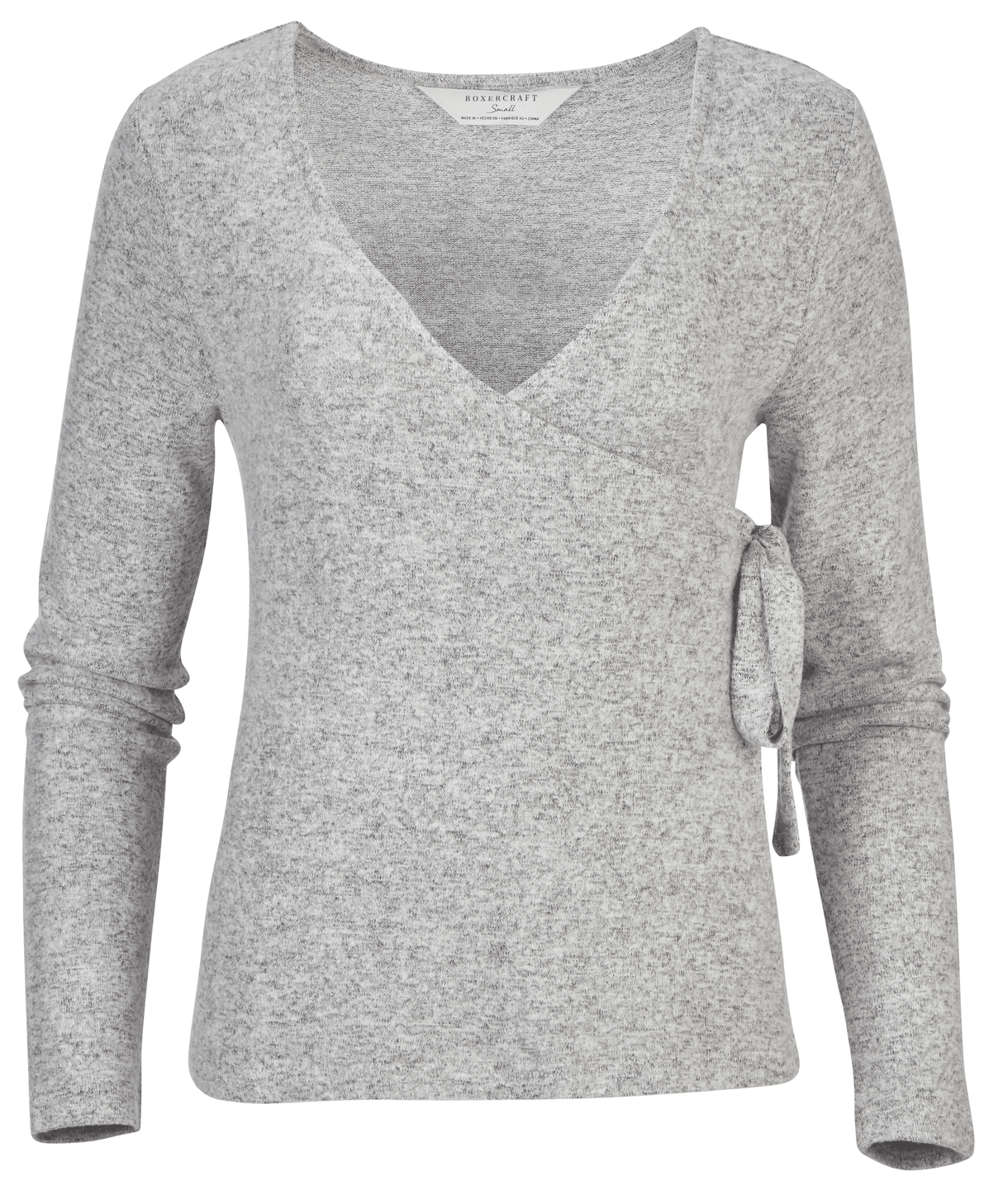 Boxercraft Women's Cuddle Soft Wrap Top-1