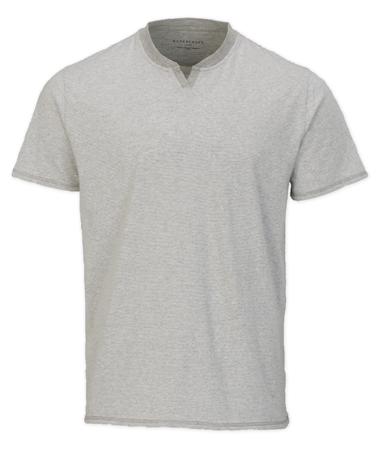 Boxercraft Men's Striped V-notch Tee-1