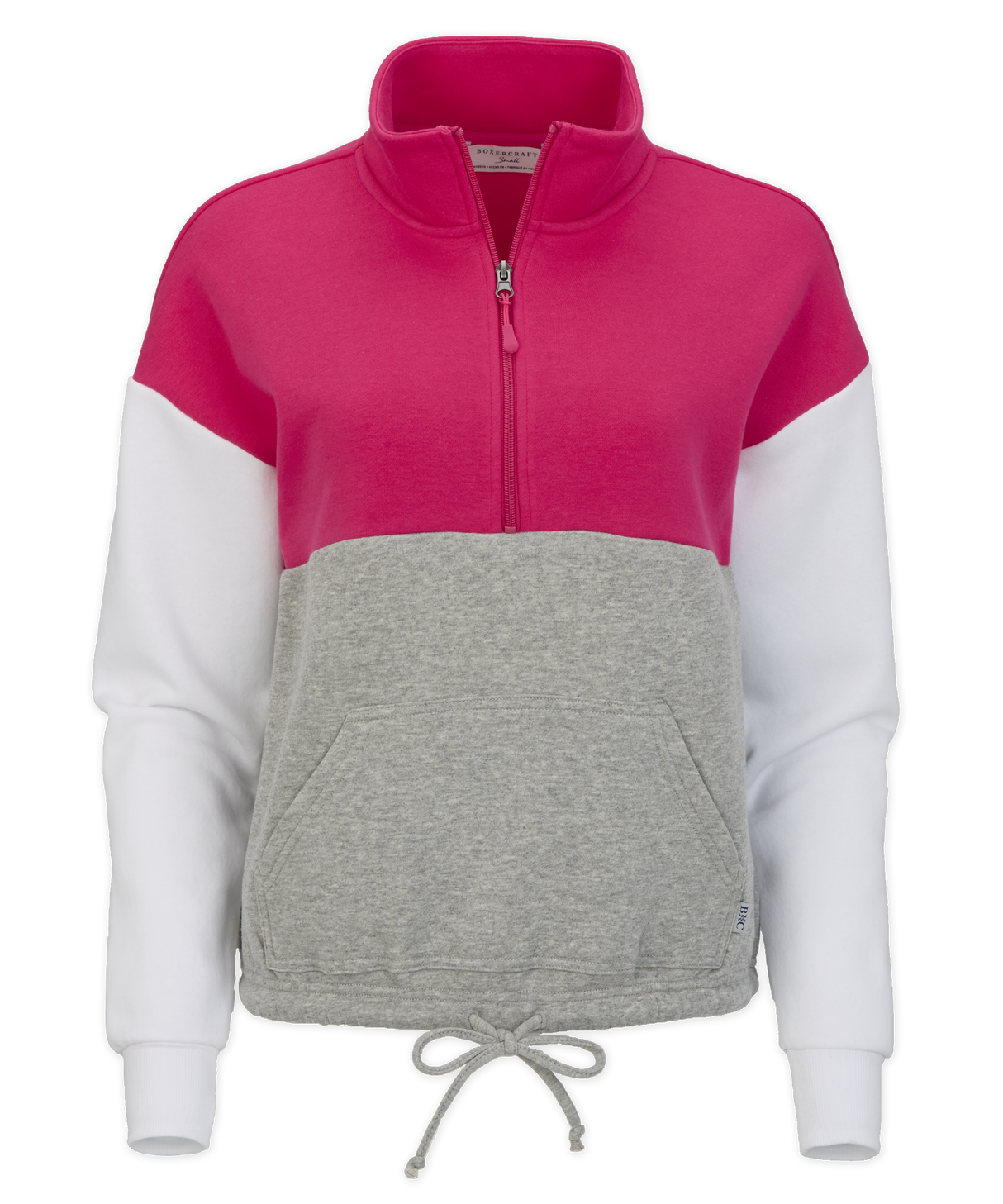 Boxercraft Women's Fleece Colorblock 1/4 Zip
