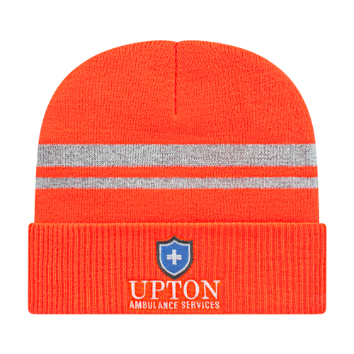 Cap America iK59 Reflective Knit Cap with Cuff-1