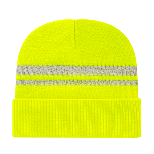 Cap America iK59 Reflective Knit Cap with Cuff-2