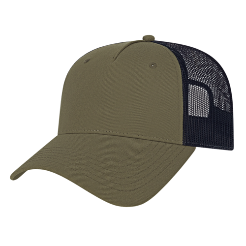 Cap America i98095 Atlantis Headwear Zion Sustainable Five-Panel Trucker Cap-1