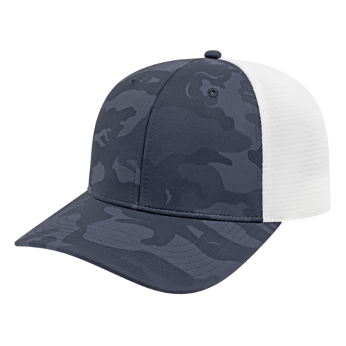 Cap America i2024 Nylon Blend Camo Trucker Mesh Back Cap-1