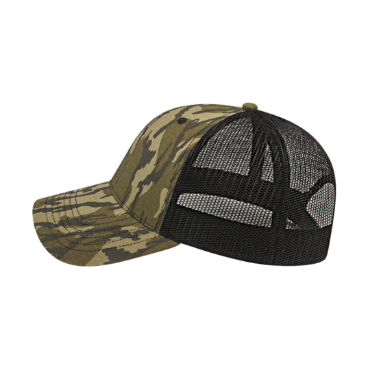 Cap America i2005 Camo Trucker Mesh Back Cap-4
