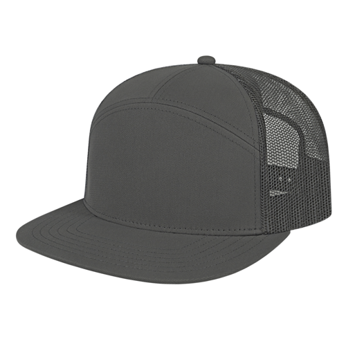 Cap America i3057 7 Panel Trucker Mesh Back Cap-1