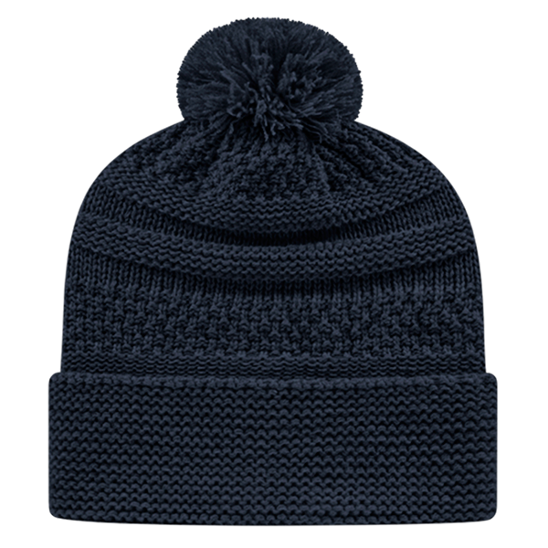 Cap America iK55 Cable Knit Cap with Cuff-1