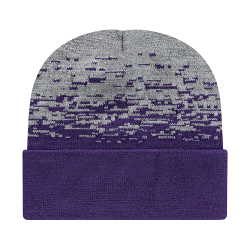 Cap America RKS12 Static Pattern Knit Cap with Cuff