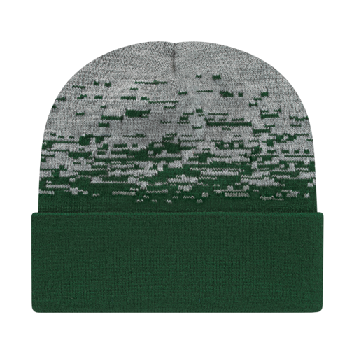 Cap America RKS12 Static Pattern Knit Cap with Cuff