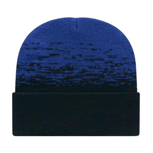Cap America RKS12 Static Pattern Knit Cap with Cuff