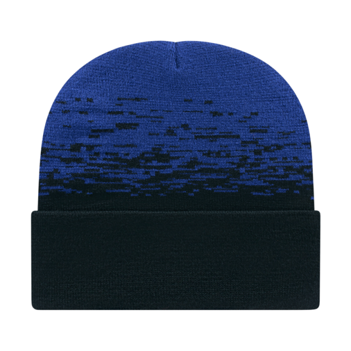 Cap America RKS12 Static Pattern Knit Cap with Cuff