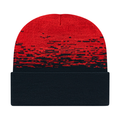 Cap America RKS12 Static Pattern Knit Cap with Cuff