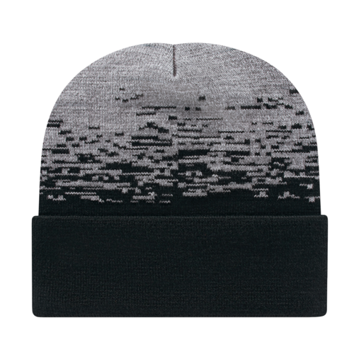 Cap America RKS12 Static Pattern Knit Cap with Cuff