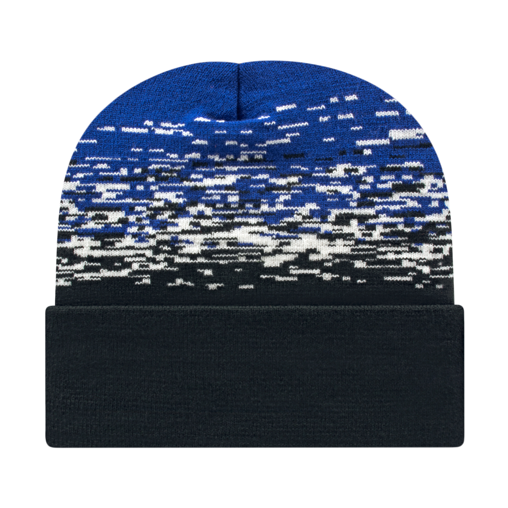 Cap America RKS12 Static Pattern Knit Cap with Cuff