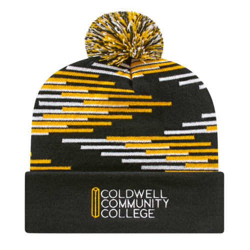 Cap America RKB12 Bar Knit Cap with Cuff-1