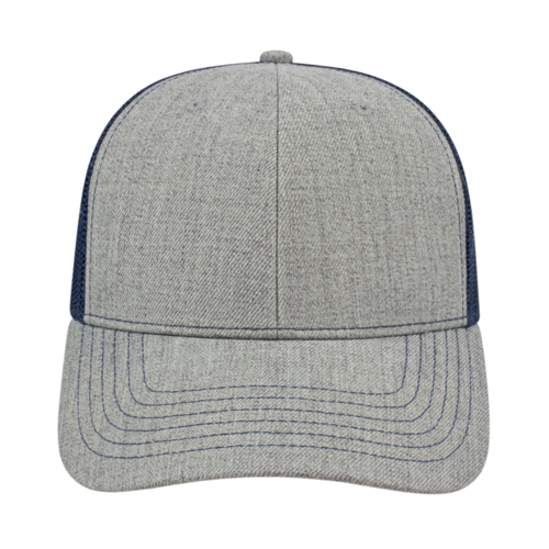 Cap America i3035 Blended Wool Acrylic Trucker Mesh Back Cap-3