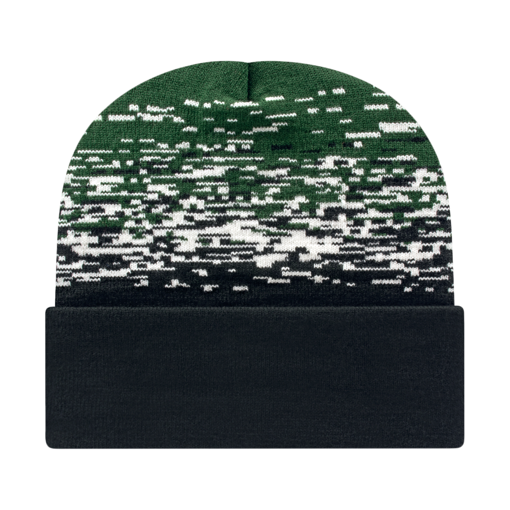Cap America RKS12 Static Pattern Knit Cap with Cuff-2