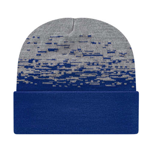 Cap America RKS12 Static Pattern Knit Cap with Cuff