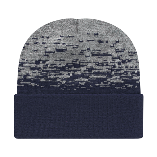 Cap America RKS12 Static Pattern Knit Cap with Cuff