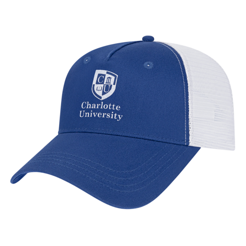 Cap America X600 X-tra Value Five Panel Trucker Mesh Back Cap-1