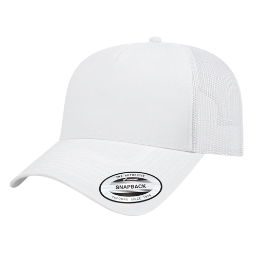 Cap America i6506 YP Classics® Five Panel Retro Trucker Cap-2