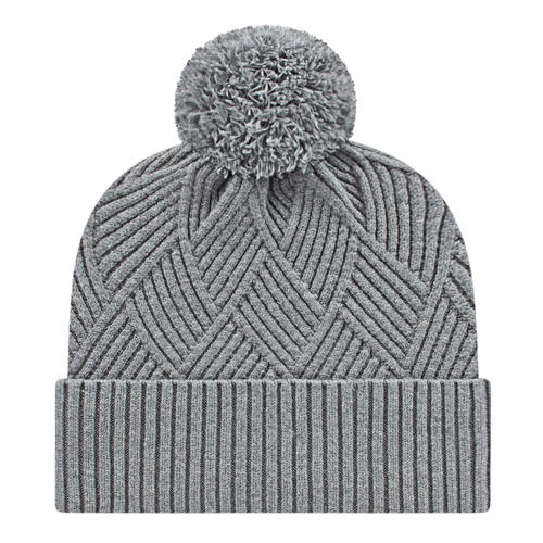 Cap America iK8554 Premium Diagonal Weave Knit Cap with Cuff-1