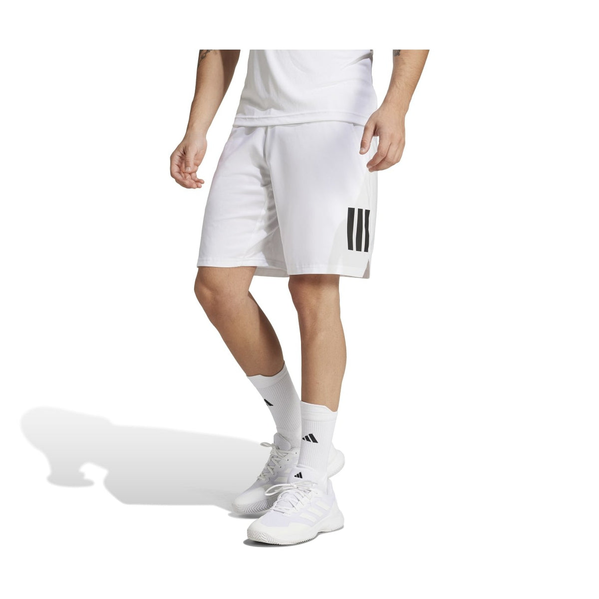 adidas Men's Club 3 Stripe Short-4