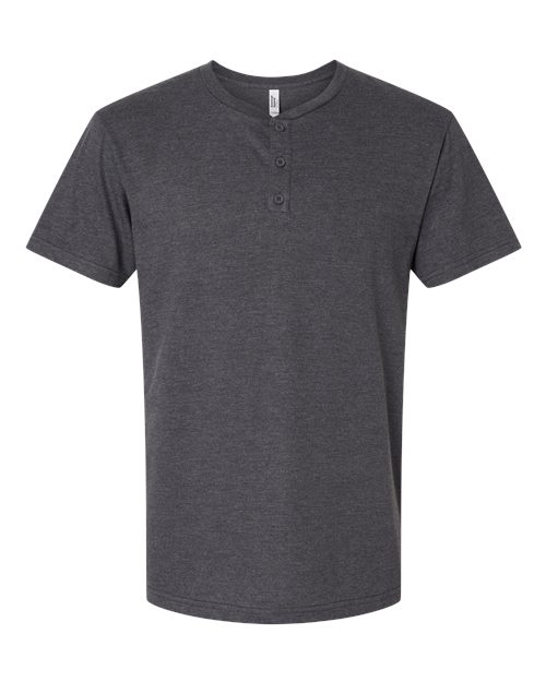 American Apparel Men's CVC Henley Tee-1