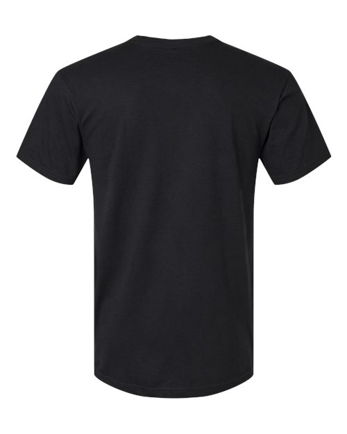 American Apparel Men's CVC Henley Tee-2