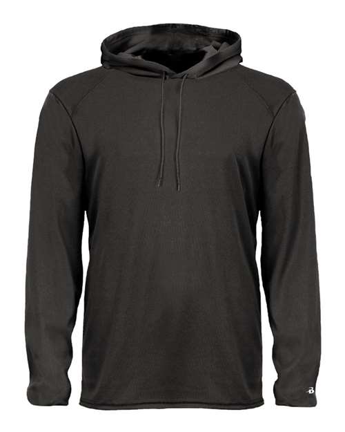 Badger Men's B-Core Hooded Long Sleeve T-Shirt-1