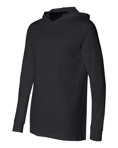 BELLA + CANVAS Men's Jersey Hooded Long Sleeve Tee-2