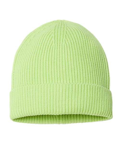 Atlantis Headwear Sustainable Fine Rib Cuffed Beanie-2
