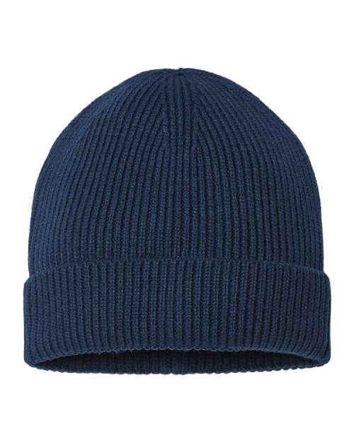 Atlantis Headwear Sustainable Fine Rib Cuffed Beanie-1