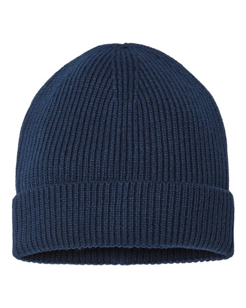 Atlantis Headwear Sustainable Fine Rib Cuffed Beanie-2