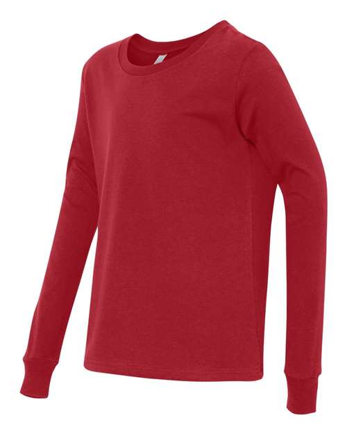 BELLA + CANVAS Youth Jersey Long Sleeve Tee-2