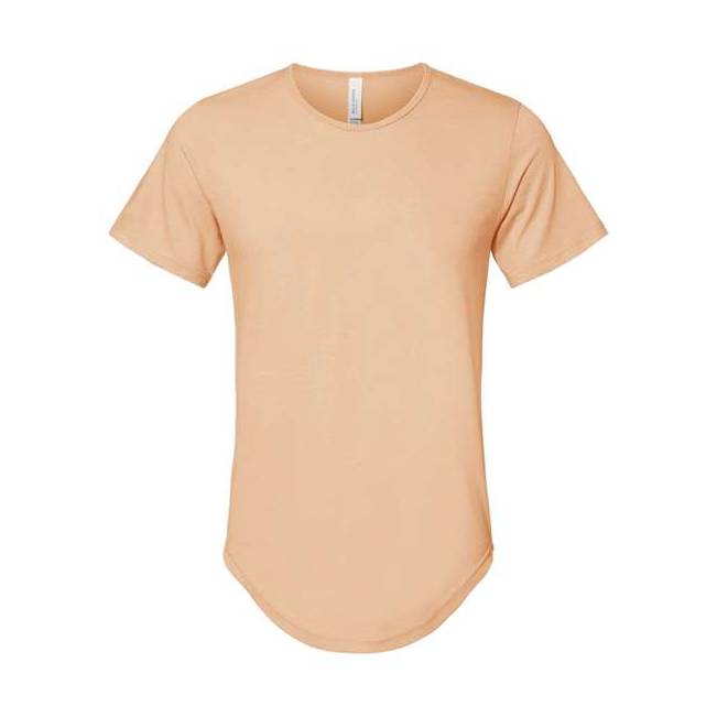 BELLA + CANVAS Men's Jersey Curved Hem Tee-1