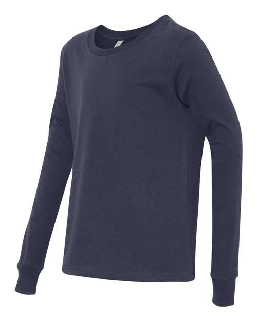 BELLA + CANVAS Youth Jersey Long Sleeve Tee-2