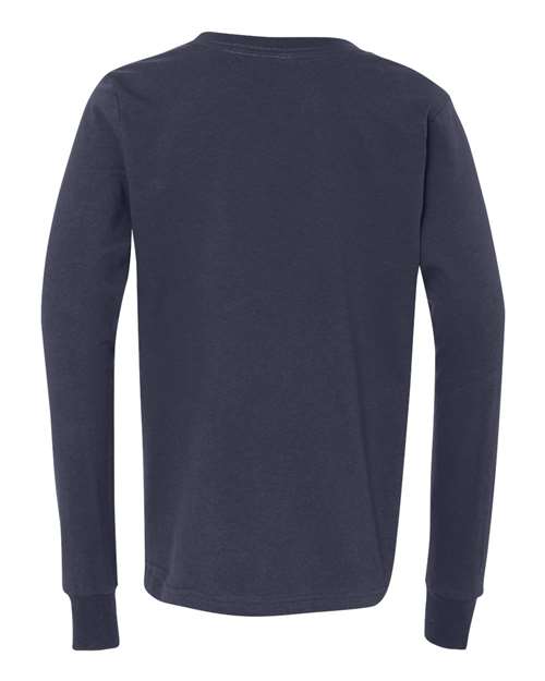 BELLA + CANVAS Youth Jersey Long Sleeve Tee-3