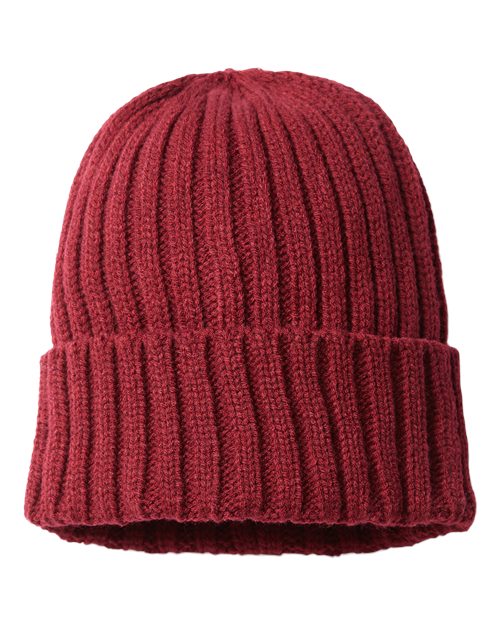 Atlantis Headwear Sustainable Cable Knit Cuffed Beanie-2