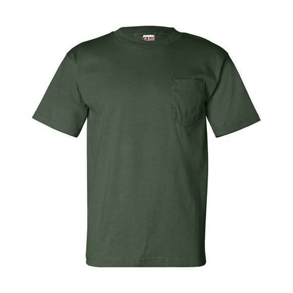 Bayside Men's USA-Made Pocket T-Shirt-1