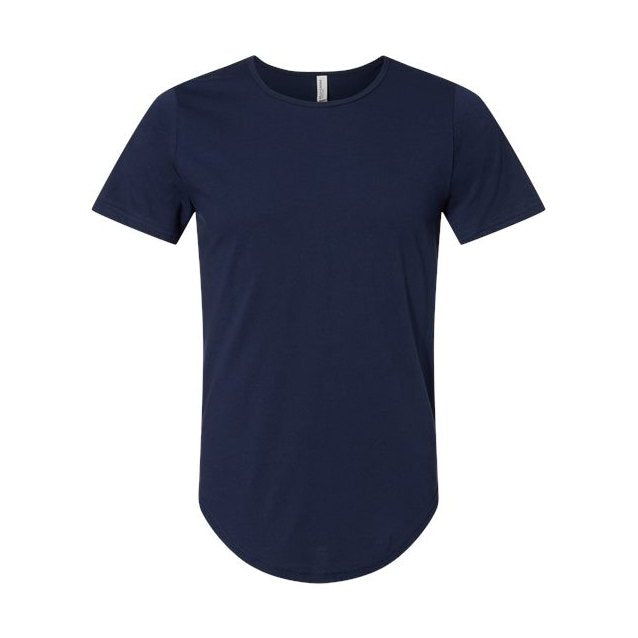BELLA + CANVAS Men's Jersey Curved Hem Tee-1