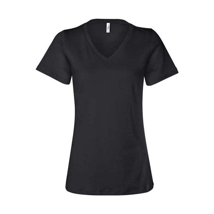 BELLA + CANVAS Women's Relaxed Jersey V-Neck Tee BC6405-1
