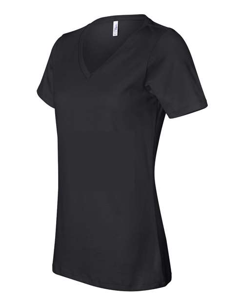 BELLA + CANVAS Women's Relaxed Jersey V-Neck Tee BC6405-2