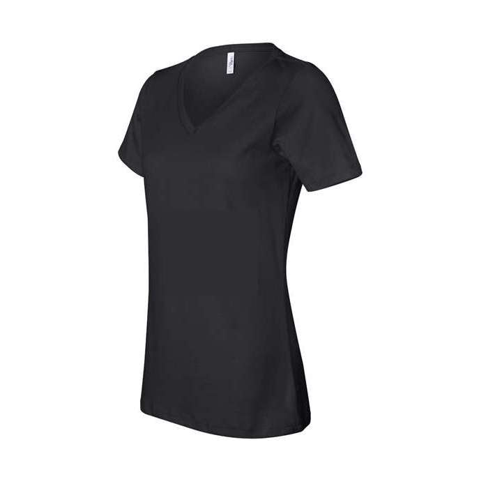 BELLA + CANVAS Women's Relaxed Jersey V-Neck Tee BC6405-2