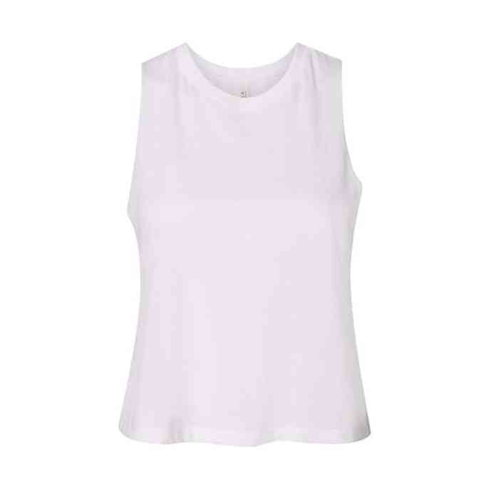 BELLA + CANVAS Women's Racerback Crop Tank-1